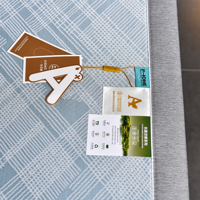 91家纺网 家纺一手货源 找家纺 小牛席业 2026新款清凉冰丝席凉席席子系列-简单生活 简单生活-蓝色