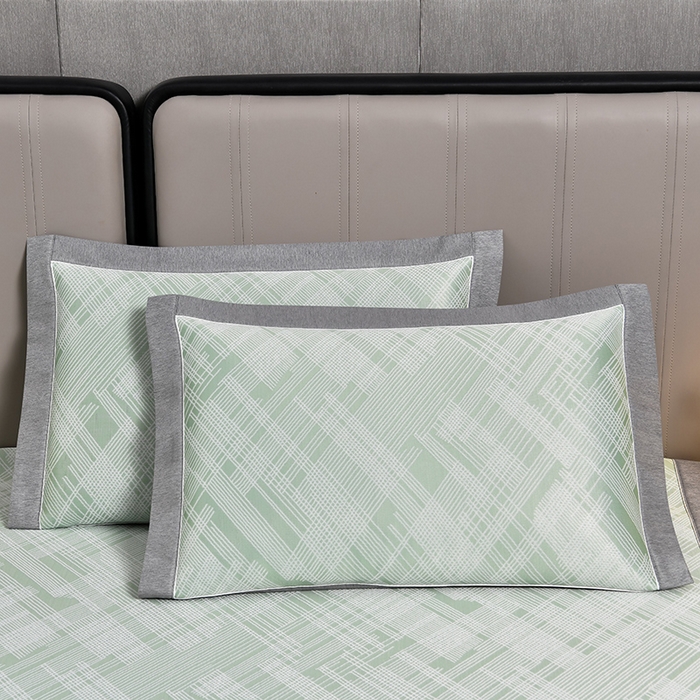 91家纺网 家纺一手货源 找家纺 小牛席业 2026新款清凉冰丝席凉席席子系列-简单生活 简单生活-绿色