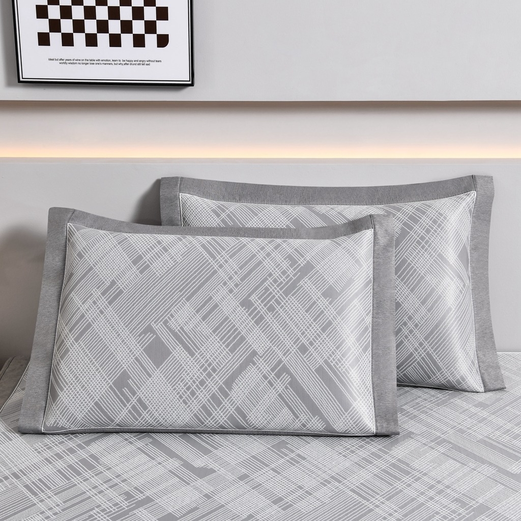 91家纺网 家纺一手货源 找家纺 （总）小牛席业 2026新款清凉冰丝席凉席席子系列（床笠款）-简单生活