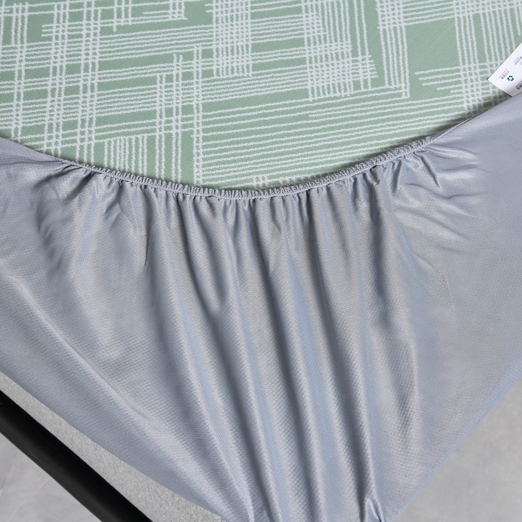 91家纺网 家纺一手货源 找家纺 小牛席业 2026新款清凉冰丝席凉席席子系列（床笠款）-简单生活 简单生活-绿色