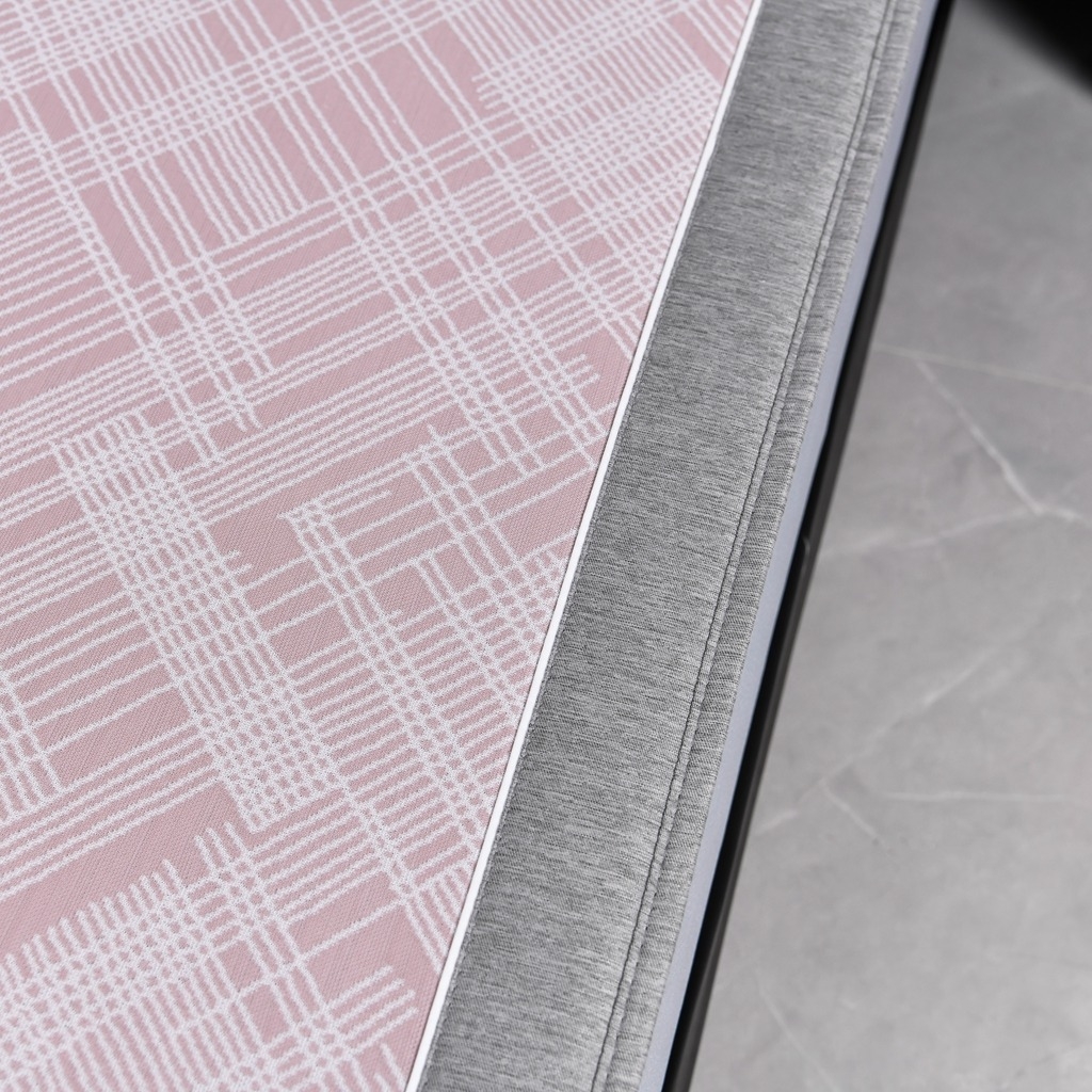 91家纺网 家纺一手货源 找家纺 小牛席业 2026新款清凉冰丝席凉席席子系列（床笠款）-简单生活 简单生活-粉色