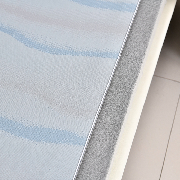 91家纺网 家纺一手货源 找家纺 小牛席业 2026春夏新款锦绣凉感冰丝席空调席系列 锦绣冰丝-蓝色