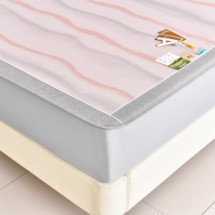 91家纺网 家纺一手货源 找家纺 （总）小牛席业 2026春夏新款锦绣凉感冰丝席空调席系列（床笠款）