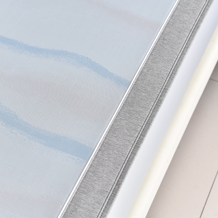 91家纺网 家纺一手货源 找家纺 小牛席业 2026春夏新款锦绣凉感冰丝席空调席系列（床笠款） 锦绣冰丝（床笠款）-蓝色