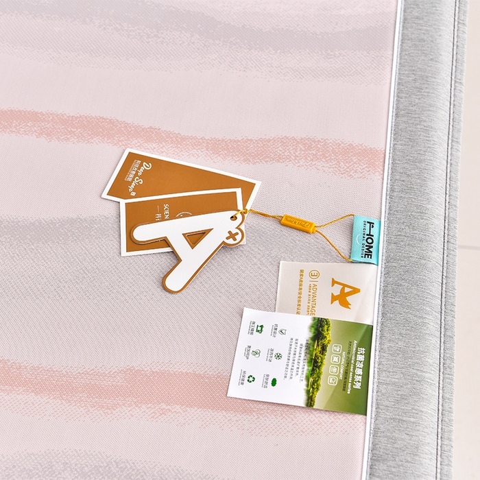 91家纺网 家纺一手货源 找家纺 小牛席业 2026春夏新款锦绣凉感冰丝席空调席系列（床笠款） 锦绣冰丝（床笠款）-粉色