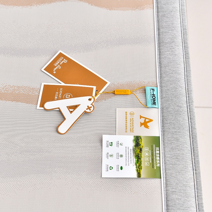 91家纺网 家纺一手货源 找家纺 小牛席业 2026春夏新款锦绣凉感冰丝席空调席系列（床笠款） 锦绣冰丝（床笠款）-香槟