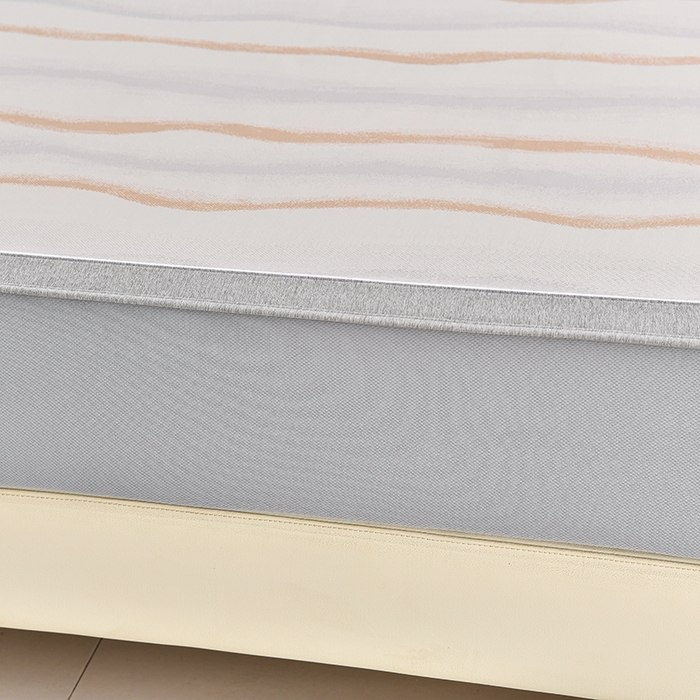 91家纺网 家纺一手货源 找家纺 小牛席业 2026春夏新款锦绣凉感冰丝席空调席系列（床笠款） 锦绣冰丝（床笠款）-香槟