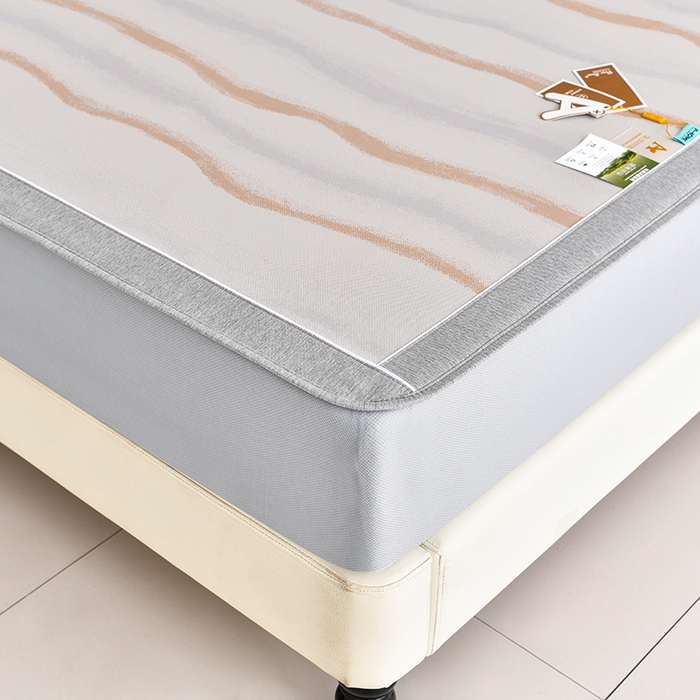 91家纺网 家纺一手货源 找家纺 小牛席业 2026春夏新款锦绣凉感冰丝席空调席系列（床笠款） 锦绣冰丝（床笠款）-香槟