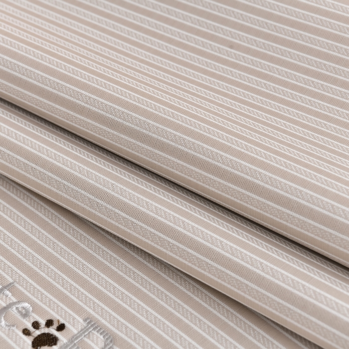 91家纺网 家纺一手货源 找家纺 小牛席业 2026新款经典条纹熊猫凉感冰丝席凉席席子 系列 香槟