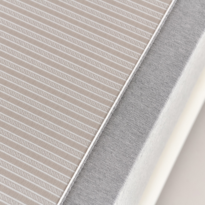 91家纺网 家纺一手货源 找家纺 小牛席业 2026新款经典条纹熊猫凉感冰丝席凉席席子 系列 香槟