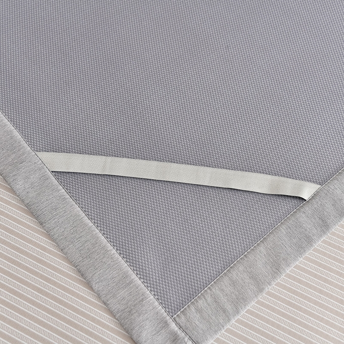 91家纺网 家纺一手货源 找家纺 小牛席业 2026新款经典条纹熊猫凉感冰丝席凉席席子 系列 香槟