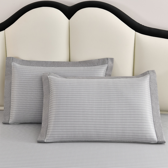 91家纺网 家纺一手货源 找家纺 （总）小牛席业 2026新款PE经典条纹-熊猫冰丝席（床笠款）