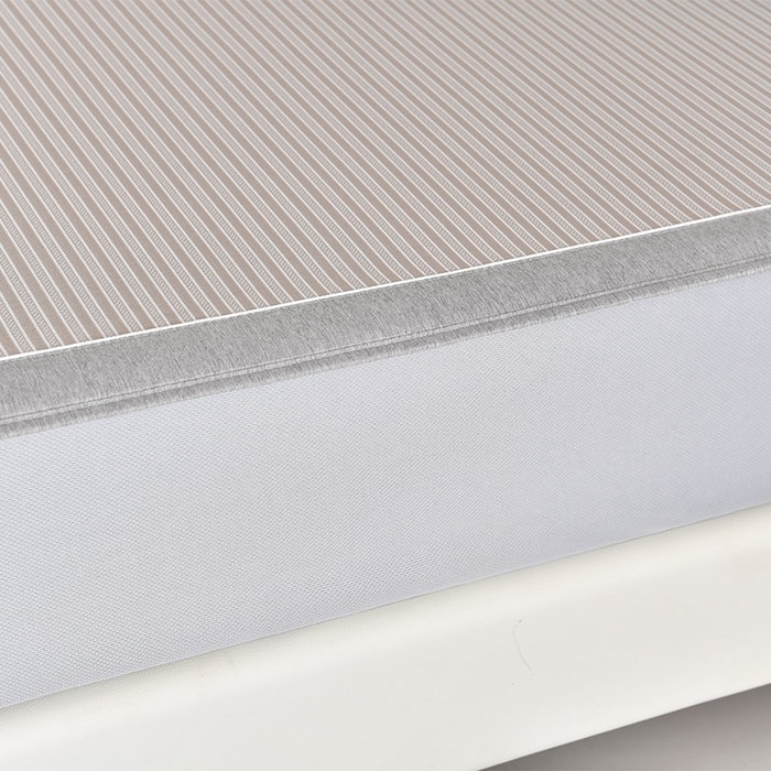 91家纺网 家纺一手货源 找家纺 小牛席业 2026新款PE经典条纹-熊猫冰丝席（床笠款） 香槟