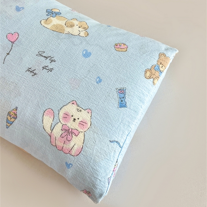 91家纺网 家纺一手货源 找家纺 （总）小桃姐家纺 2025新款卡通荞麦单边荞麦枕儿童学生可拆洗枕头枕芯