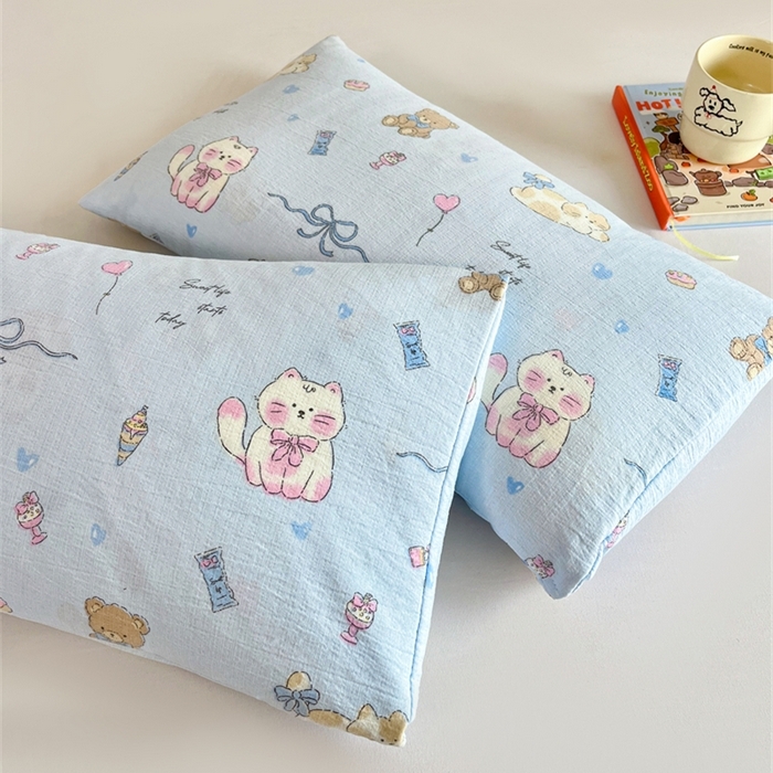 91家纺网 家纺一手货源 找家纺 （总）小桃姐家纺 2025新款卡通荞麦单边荞麦枕儿童学生可拆洗枕头枕芯