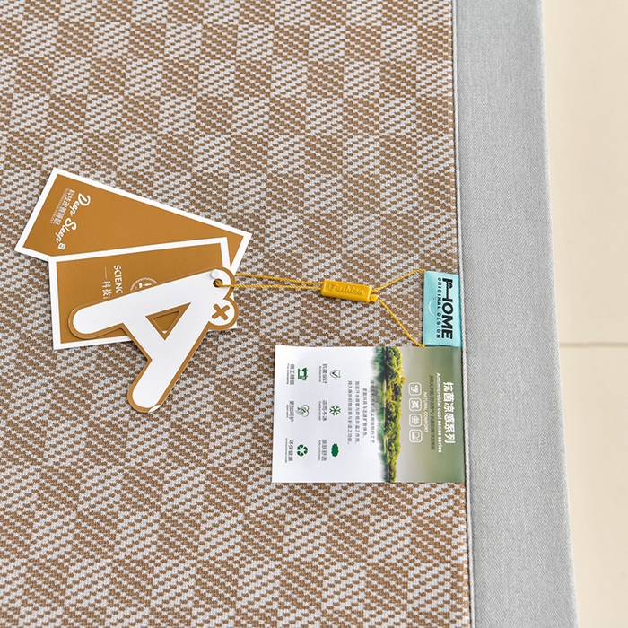 91家纺网 家纺一手货源 找家纺 小牛席业 2026新款棋盘格-冰丝清凉席凉席席子系列 棋盘格-冰丝清凉席（咖色）