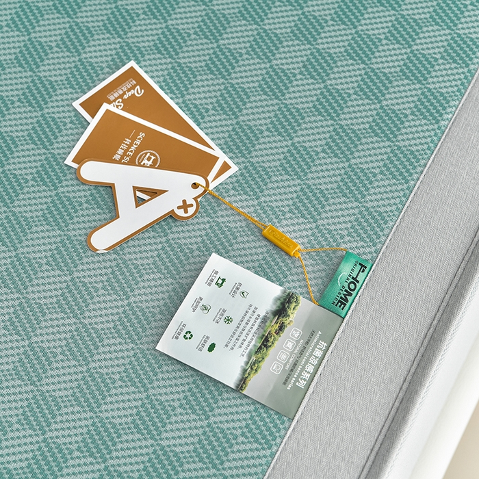 91家纺网 家纺一手货源 找家纺 小牛席业 2026新款棋盘格-冰丝清凉席 凉席席子系列（床笠款） 绿色