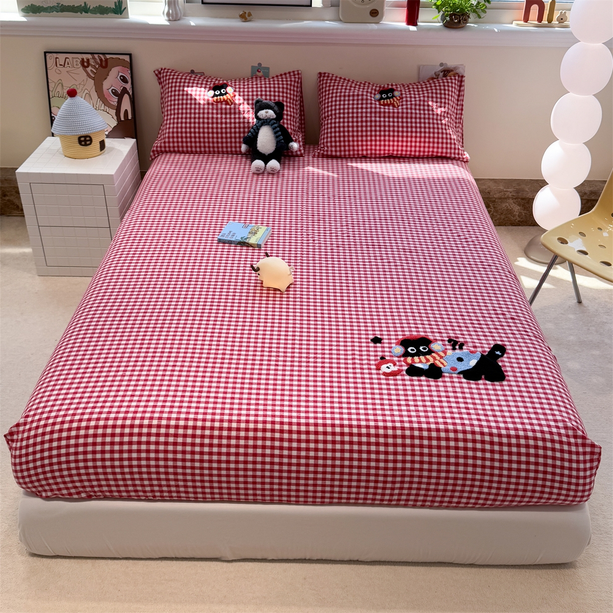 91家纺网 家纺一手货源 找家纺 （总）珺柔家纺 2026新款色织全棉水洗棉毛巾绣床笠