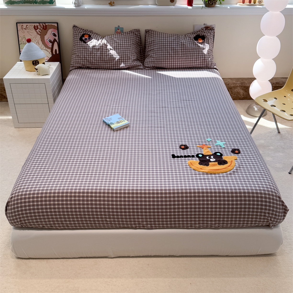 91家纺网 家纺一手货源 找家纺 （总）珺柔家纺 2026新款色织全棉水洗棉毛巾绣床笠