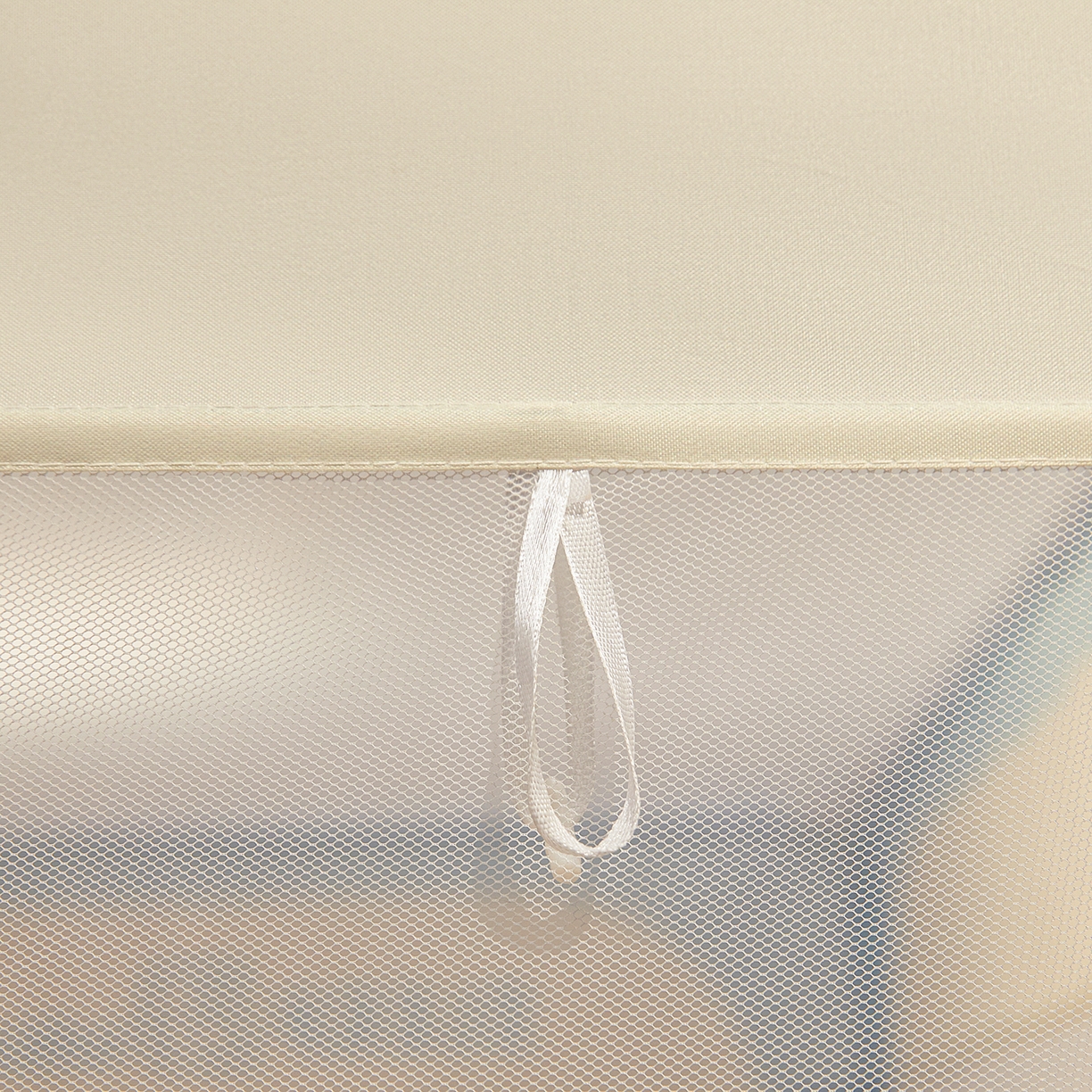 91家纺网 家纺一手货源 找家纺 艺利轩蚊帐 2026新款围栏级防摔U型三开门蚊帐 baby蓝