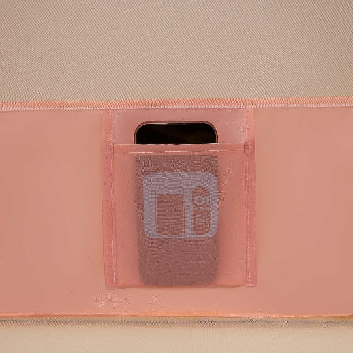 91家纺网 家纺一手货源 找家纺 艺利轩蚊帐 2026新款围栏级防摔U型三开门蚊帐 樱花粉