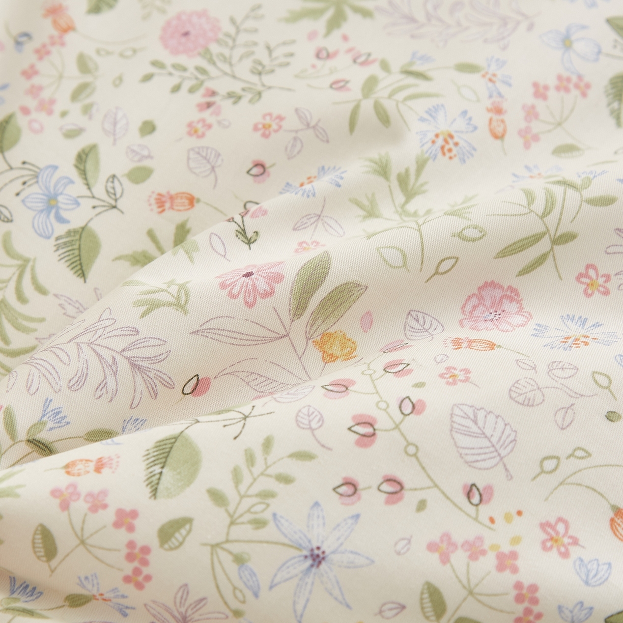 91家纺网 家纺一手货源 找家纺 小桃姐家纺 2026新款全棉纯棉贝壳边三角针单枕套双层纱枕套单件儿童枕套 绿意盎然