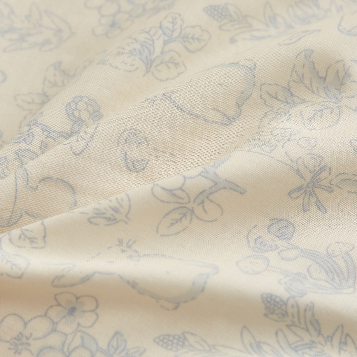 91家纺网 家纺一手货源 找家纺 小桃姐家纺 2026新款全棉纯棉贝壳边三角针单枕套双层纱枕套单件儿童枕套 芋泥兔兔