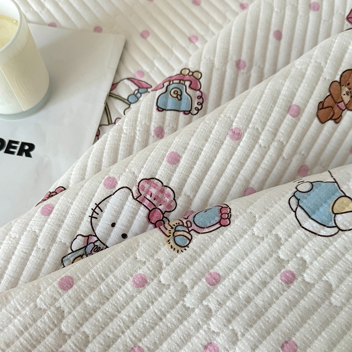 91家纺网 家纺一手货源 找家纺 （总）卢赛尔 2026新款木棉床盖三件套四件套软床垫-四季款