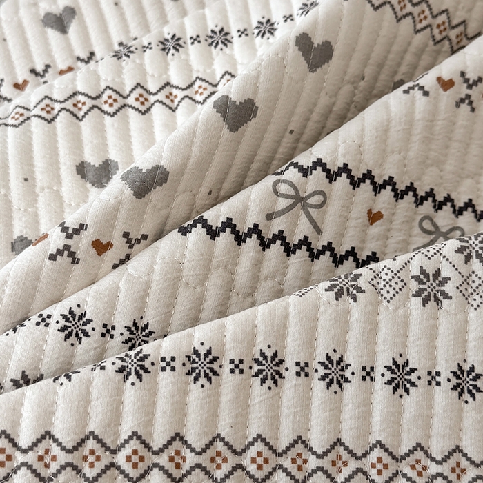 91家纺网 家纺一手货源 找家纺 卢赛尔 2026新款木棉床盖三件套四件套软床垫-四季款 波西米亚