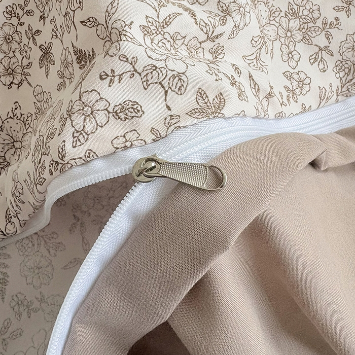 91家纺网 家纺一手货源 找家纺 2026 铠畅新款韩系古法韩国水洗棉仿棉云感棉法式浪漫大花边床盖四件套 森系花眠