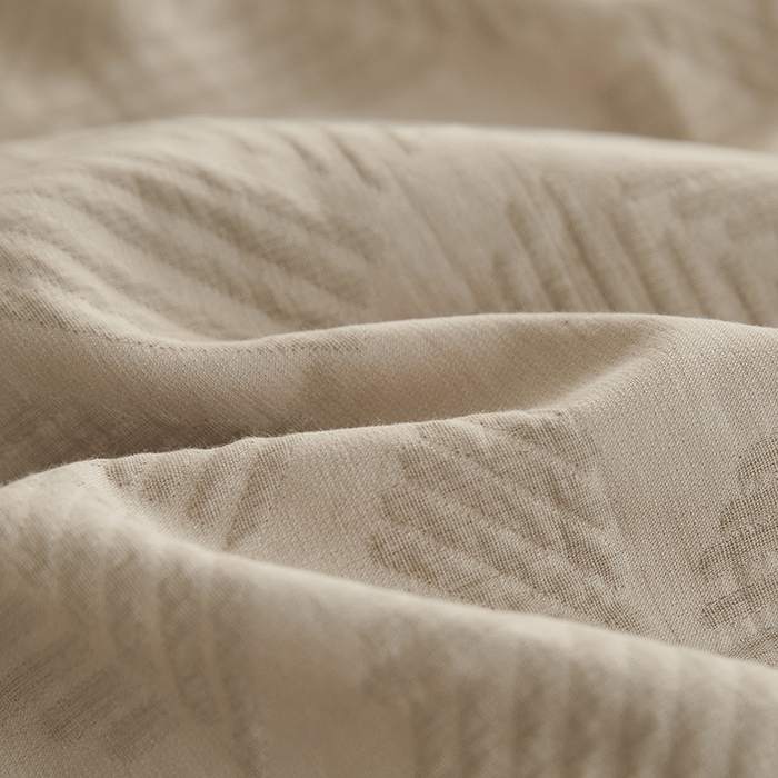 91家纺网 家纺一手货源 找家纺 宜代光年 2026新款全棉纯棉60S水洗棉三层纱色织提花四件套系列（经典保留花型） 卡曼