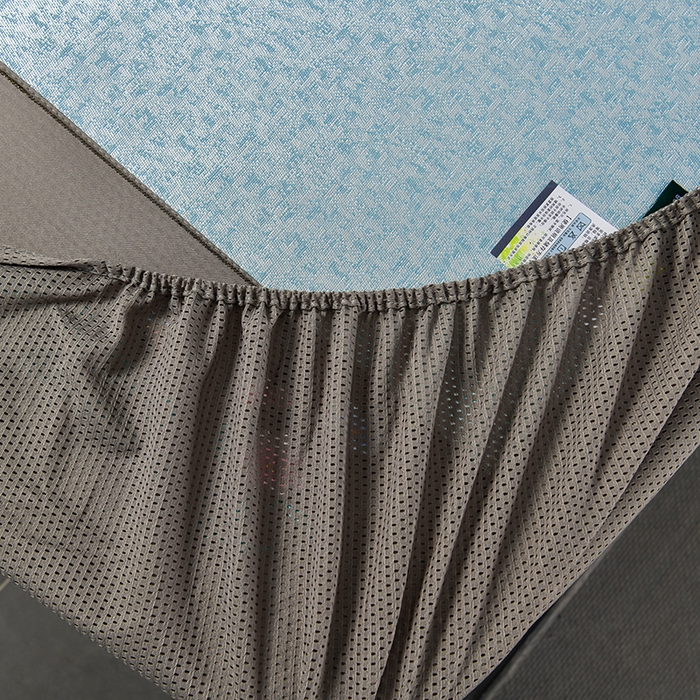 91家纺网 家纺一手货源 找家纺 小牛席业 2026新款超精密冰丝席-肌理纹系列-床笠款 肌理纹系列-床笠款（蓝色）