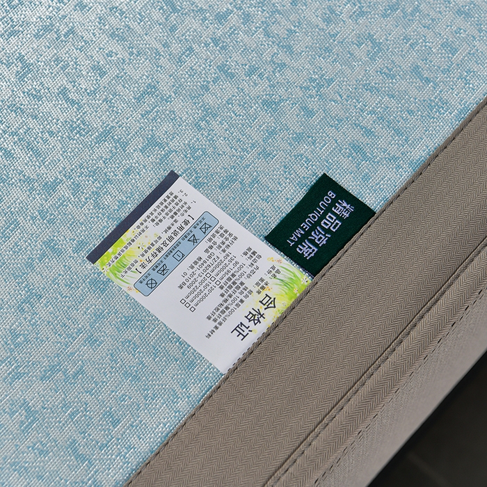 91家纺网 家纺一手货源 找家纺 小牛席业 2026新款超精密冰丝席-肌理纹系列-床笠款 肌理纹系列-床笠款（蓝色）