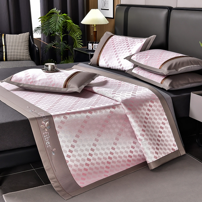 （总）小牛席业 2026新款超精密冰丝席席子-矩阵方格系列