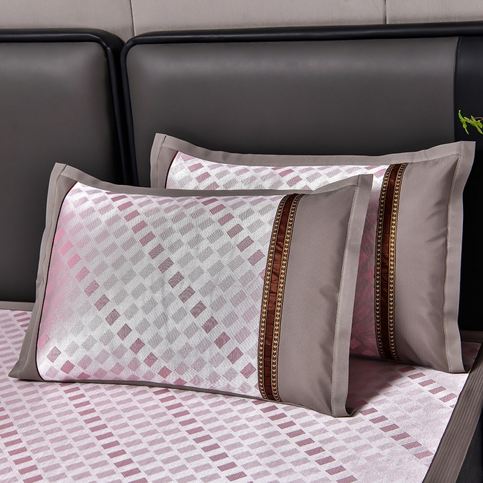 91家纺网 家纺一手货源 找家纺 （总）小牛席业 2026新款超精密冰丝席席子-矩阵方格系列