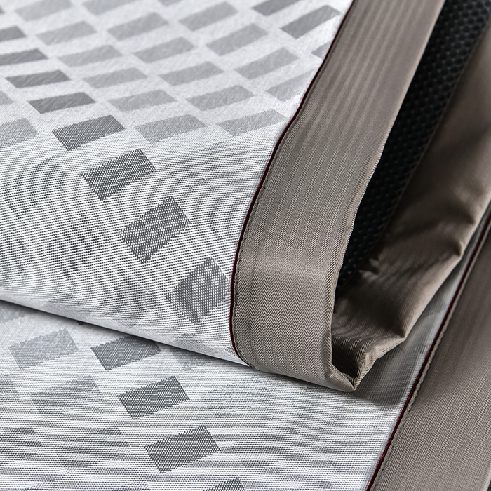 91家纺网 家纺一手货源 找家纺 小牛席业 2026新款超精密冰丝席席子-矩阵方格系列 超精密凉感冰丝席系列（矩阵方格灰色）