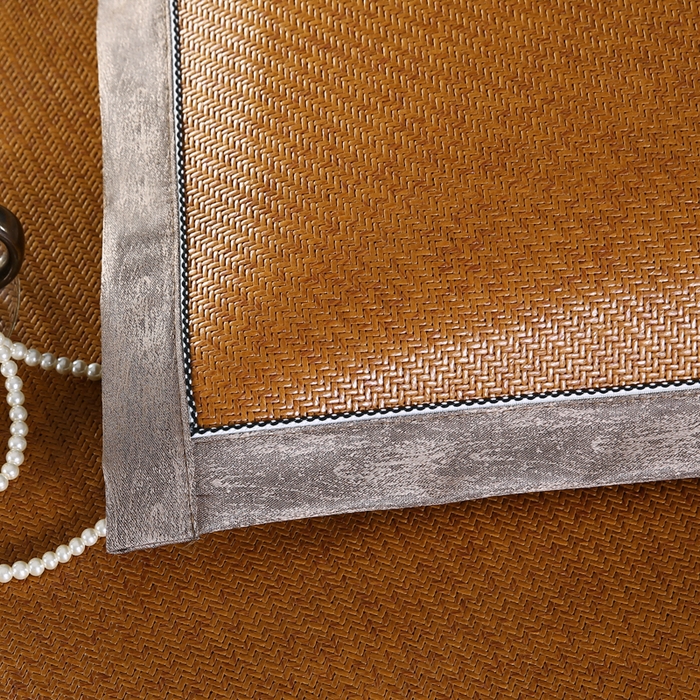 91家纺网 家纺一手货源 找家纺 （总）小牛席业 2026新款刺绣3D印尼藤席席子（10斤款）