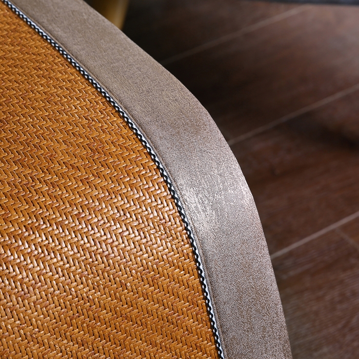 91家纺网 家纺一手货源 找家纺 （总）小牛席业 2026新款刺绣3D印尼藤席席子（10斤款）