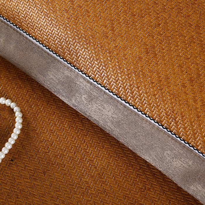 91家纺网 家纺一手货源 找家纺 （总）小牛席业 2026新款刺绣3D印尼藤席席子（10斤款）