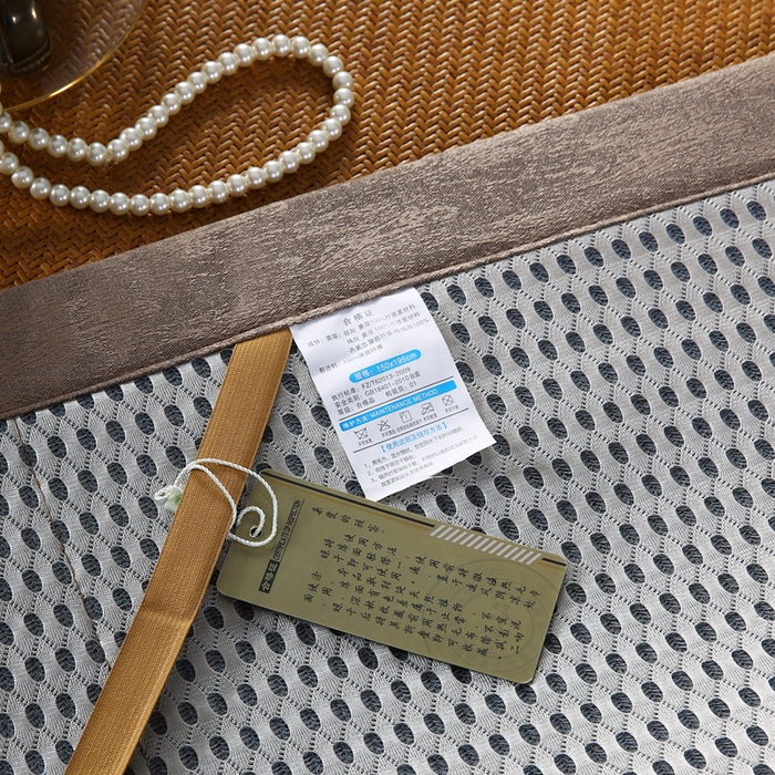 91家纺网 家纺一手货源 找家纺 （总）小牛席业 2026新款刺绣3D印尼藤席席子（10斤款）