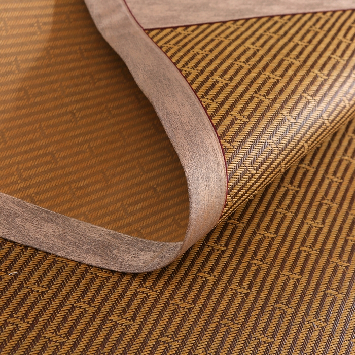 91家纺网 家纺一手货源 找家纺 小牛席业 2026新款刺绣古藤席【常规款】藤席凉席冰藤席冰丝席乳胶席 古韵藤席