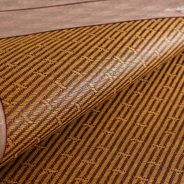 91家纺网 家纺一手货源 找家纺 小牛席业 2026新款刺绣古藤席【常规款】藤席凉席冰藤席冰丝席乳胶席 古韵藤席