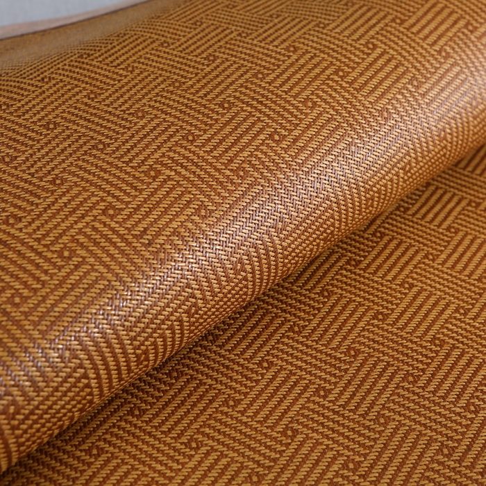 91家纺网 家纺一手货源 找家纺 小牛席业 2026新款刺绣古藤席【常规款】藤席凉席冰藤席冰丝席乳胶席 夏日摩卡