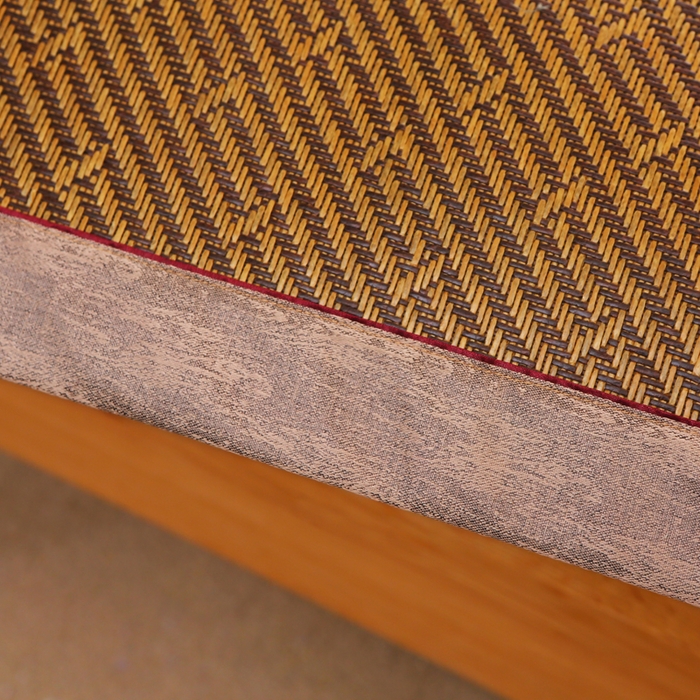 91家纺网 家纺一手货源 找家纺 小牛席业 2026新款刺绣古藤席【常规款】藤席凉席冰藤席冰丝席乳胶席 古韵藤席