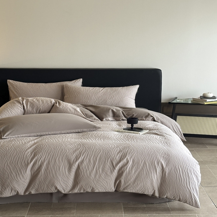 91家纺网 家纺一手货源 找家纺 （总）宜代光年 2026新款全棉纯棉厚织提花单被套系列