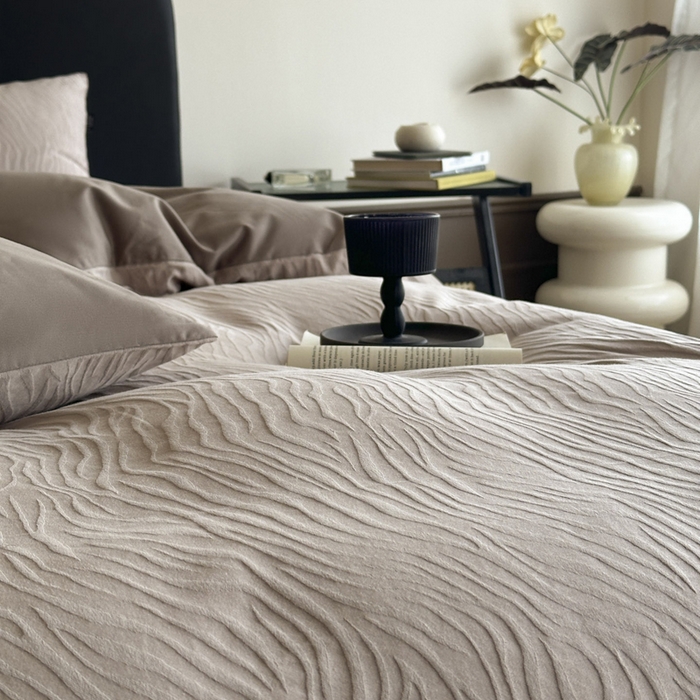 91家纺网 家纺一手货源 找家纺 宜代光年 2026新款全棉纯棉厚织提花单被套系列 画谷