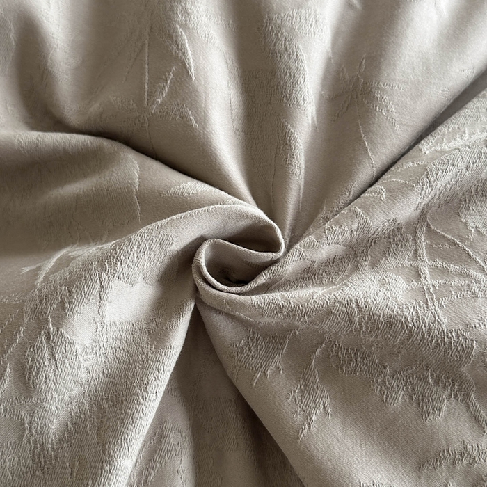 91家纺网 家纺一手货源 找家纺 宜代光年 2026新款全棉纯棉厚织提花单被套系列 暗香疏影-浅咖