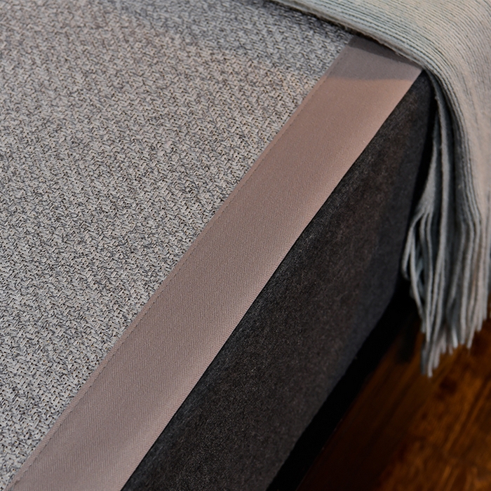 91家纺网 家纺一手货源 找家纺 小牛席业 2026新款丛林小鹿绣花清凉-双面席系列 丛林小鹿-绣花清凉席（灰色）