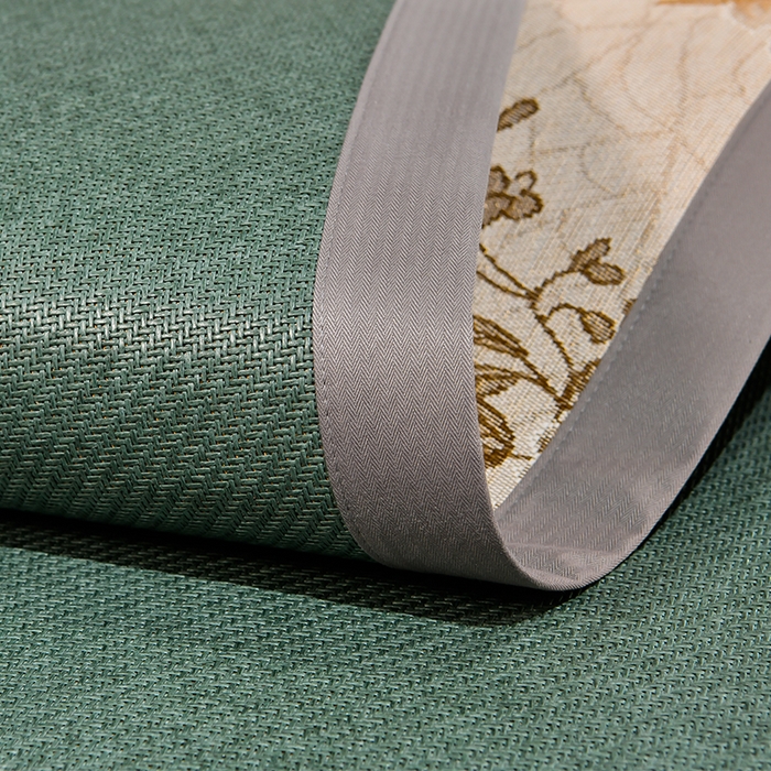 91家纺网 家纺一手货源 找家纺 小牛席业 2026新款丛林小鹿绣花清凉-双面席系列 丛林小鹿-绣花清凉席（墨绿）