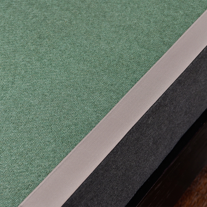 91家纺网 家纺一手货源 找家纺 小牛席业 2026新款丛林小鹿绣花清凉-双面席系列 丛林小鹿-绣花清凉席（墨绿）